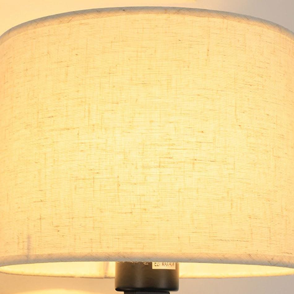 Linen drum shade
