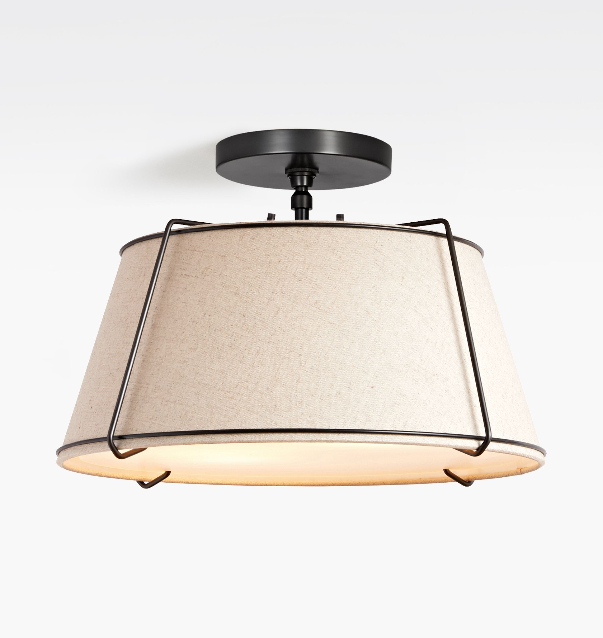 Oil-Rubbed Bronze ＋ Sand shade（The actual metal color is black）