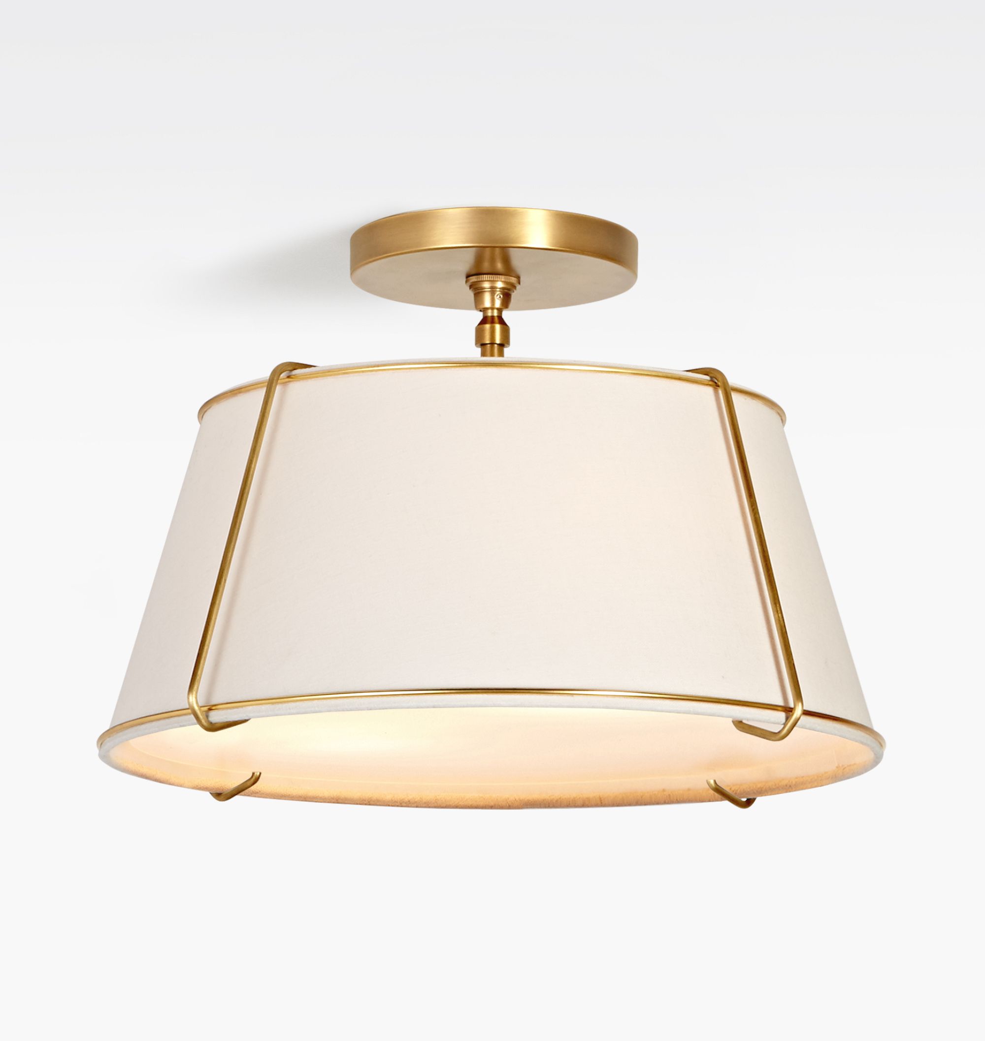 Aged Brass ＋ White shade