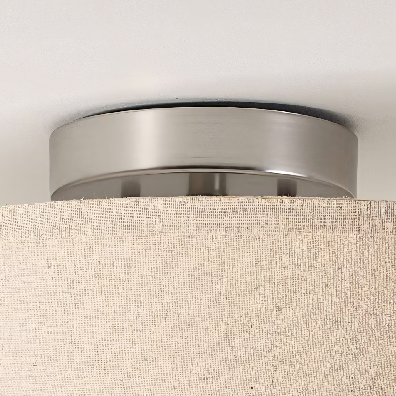 Brushed nickel base