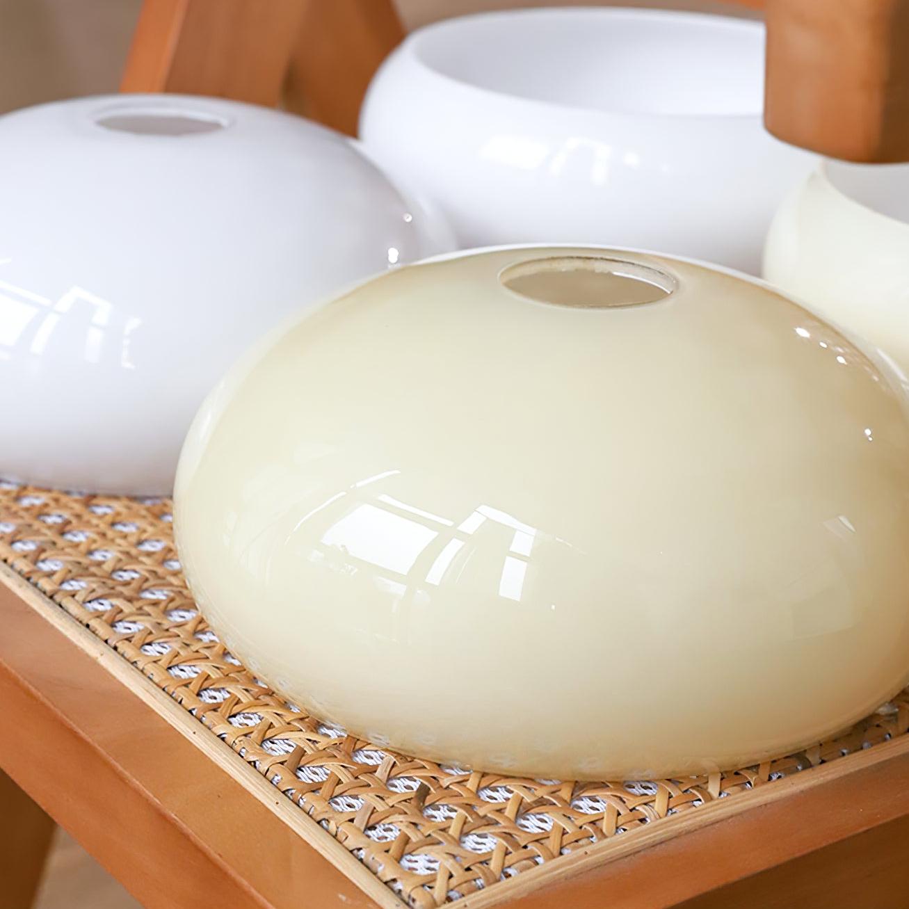 Milk glass lampshade