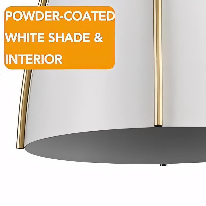 Matte white shade