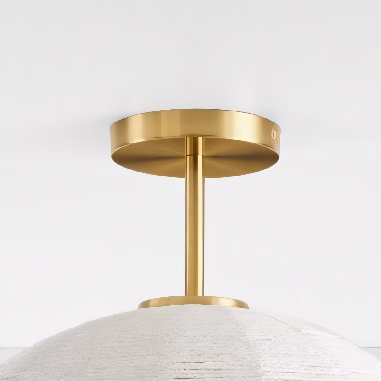 Iron with brass finish