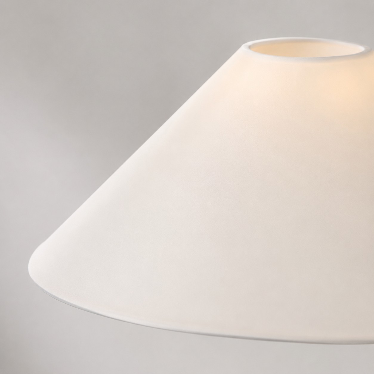 Paper shade in Ivory