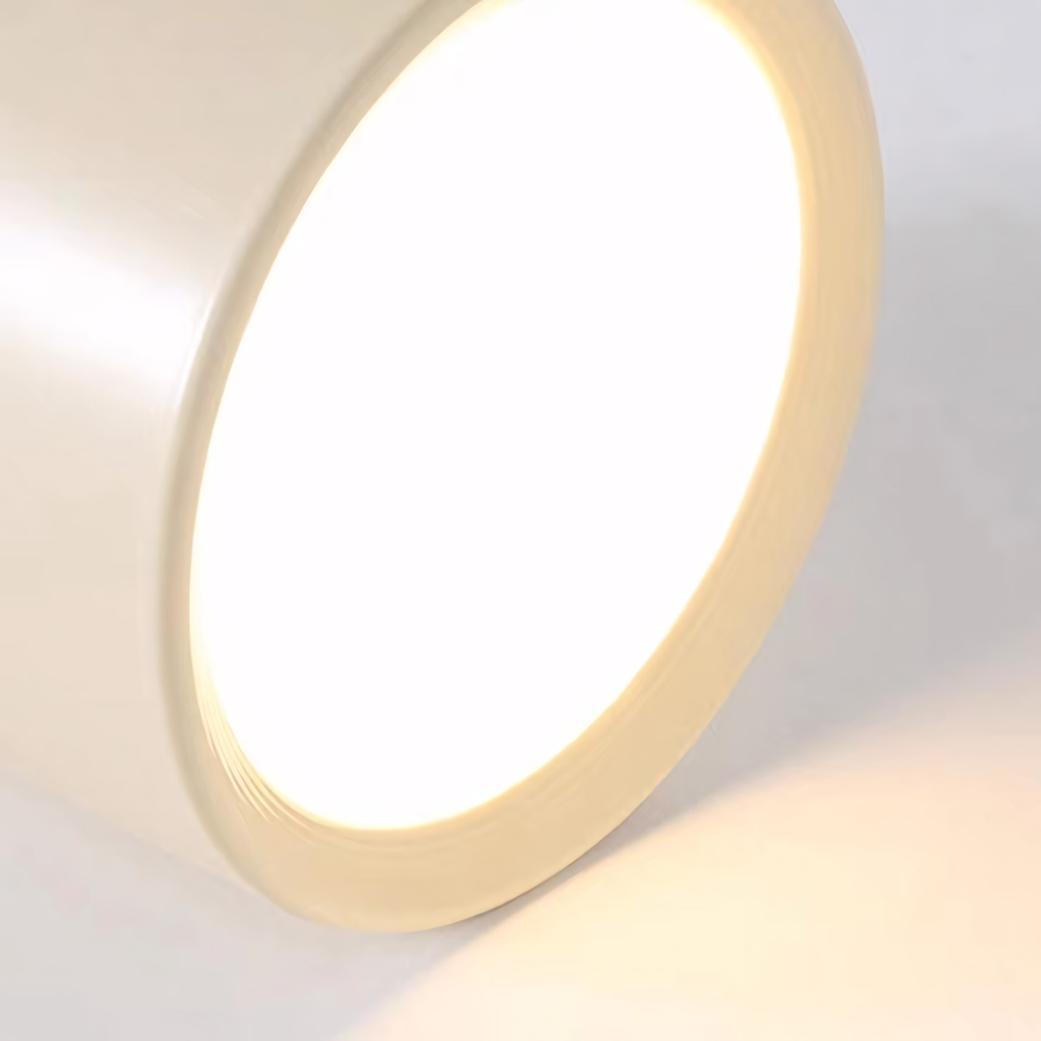 White high-transmitting acrylic lampshade