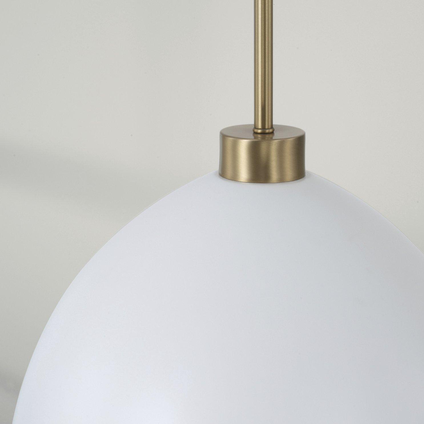 Metal dome lampshade