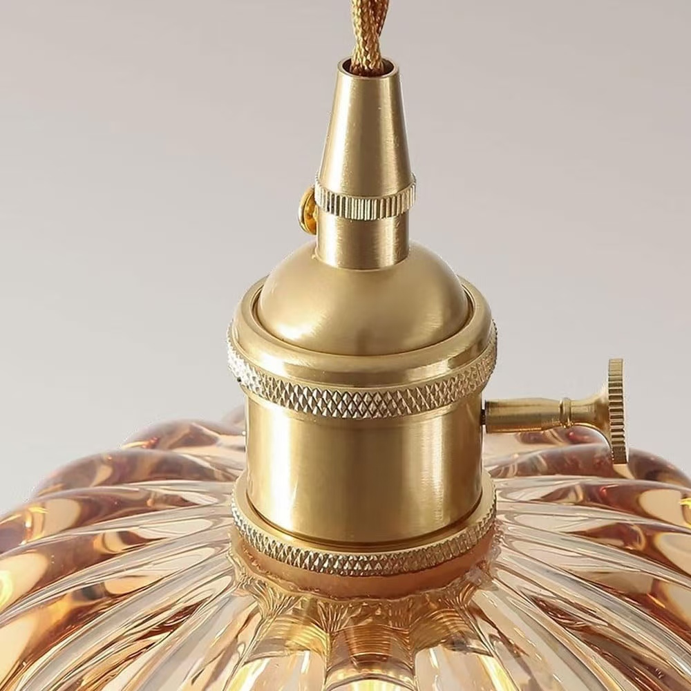 Brass finish lamp body