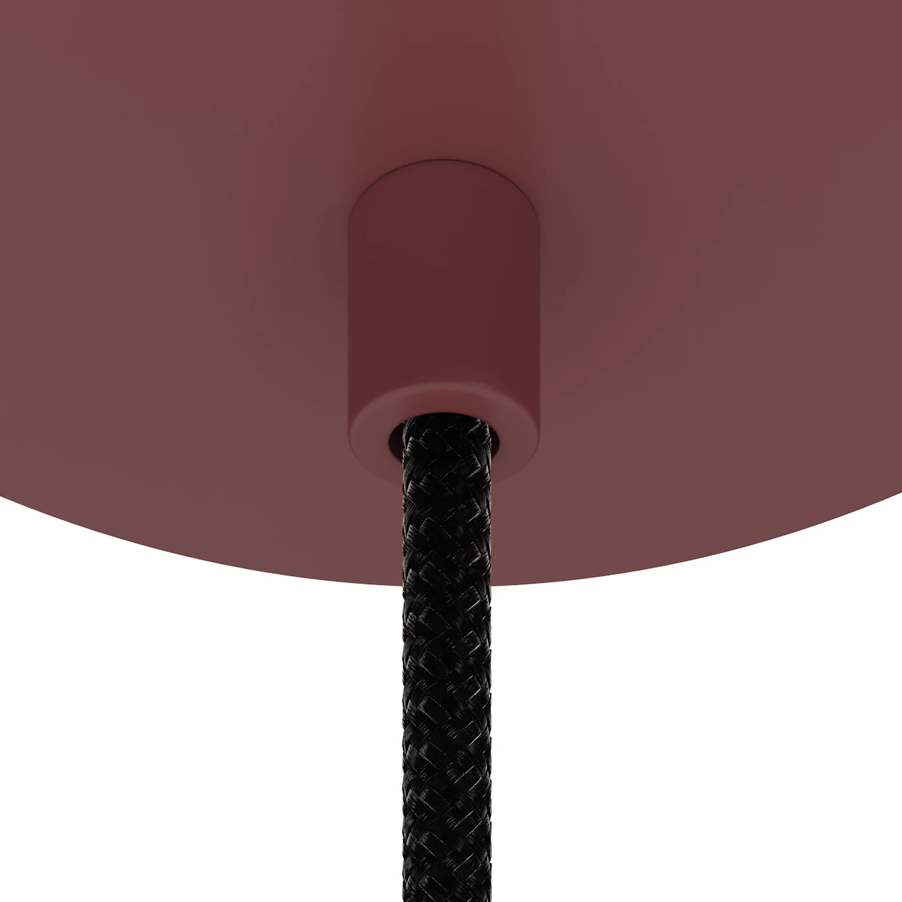 Gray fabric wrapped cord