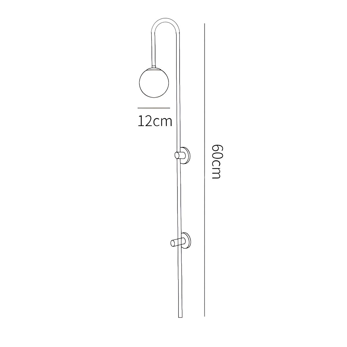 ∅ 4.7″ x H 23.6″ / Dia 12cm x H 60cm