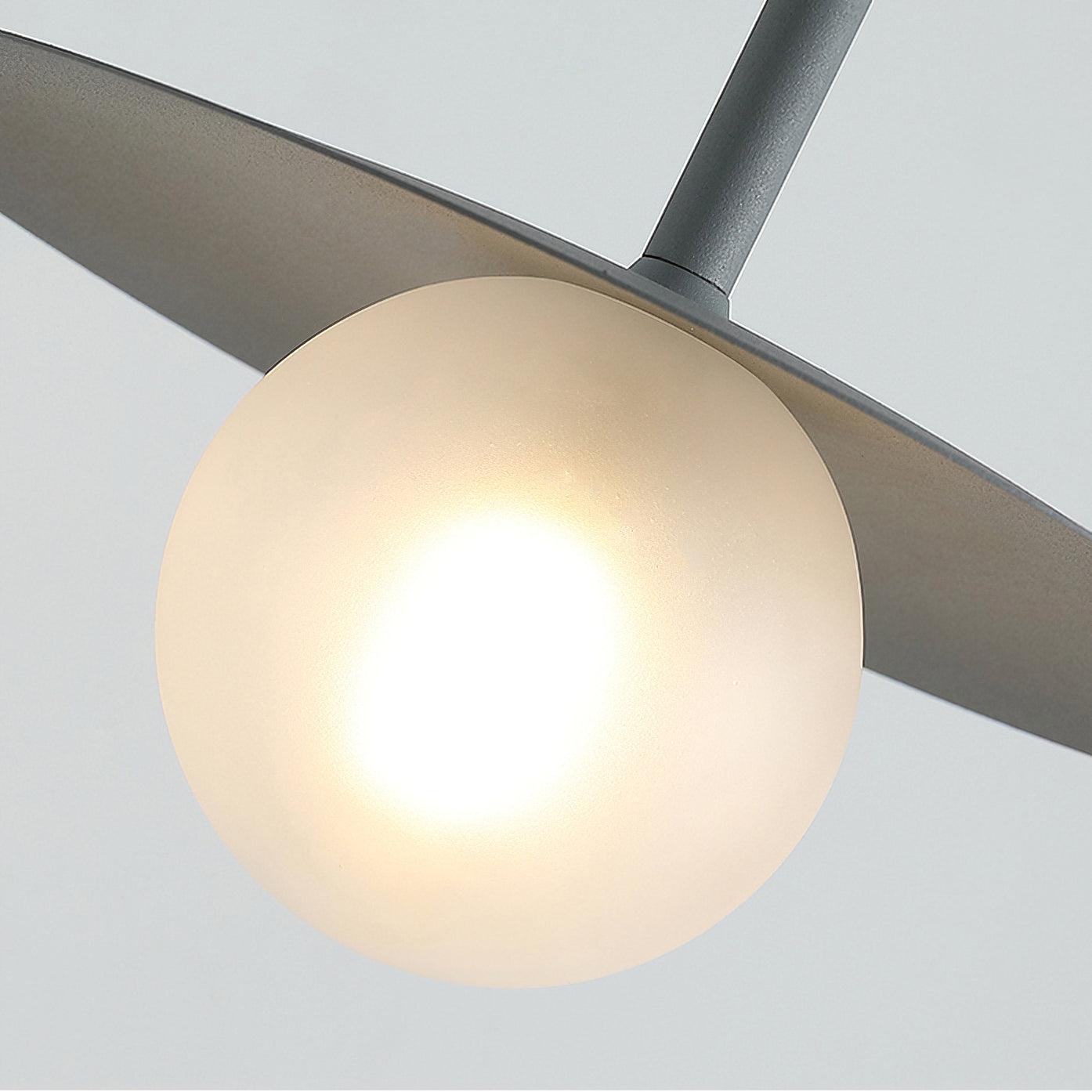 White glass lampshade