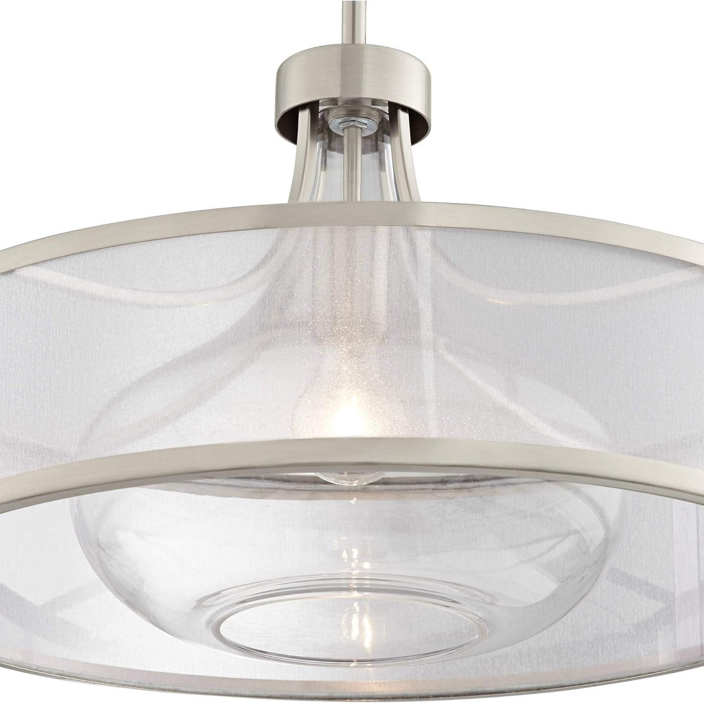Inner transparent glass lampshade