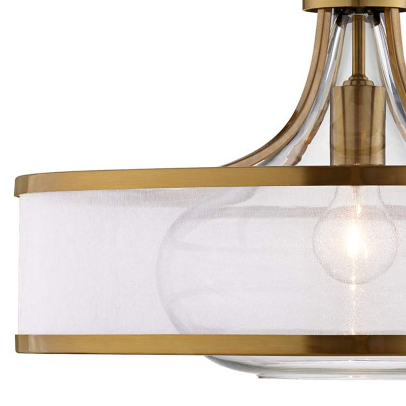Outer organza lampshade