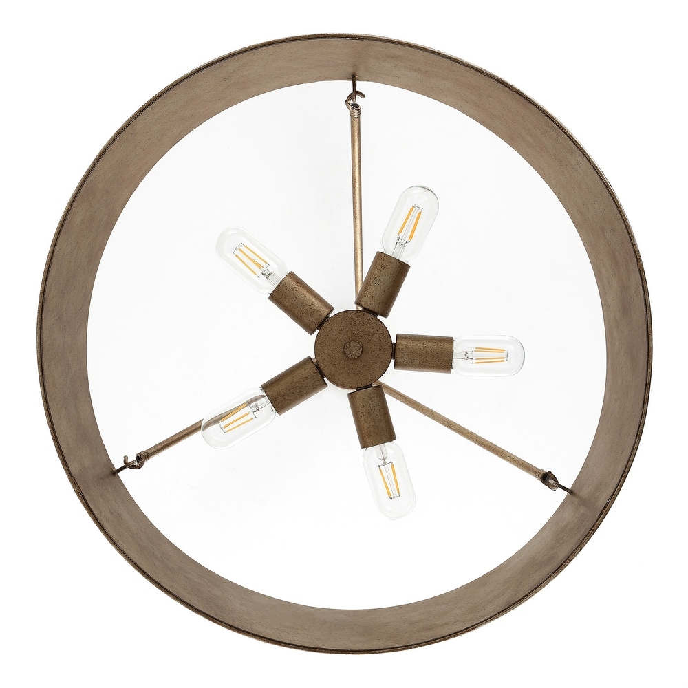 Round five-light design