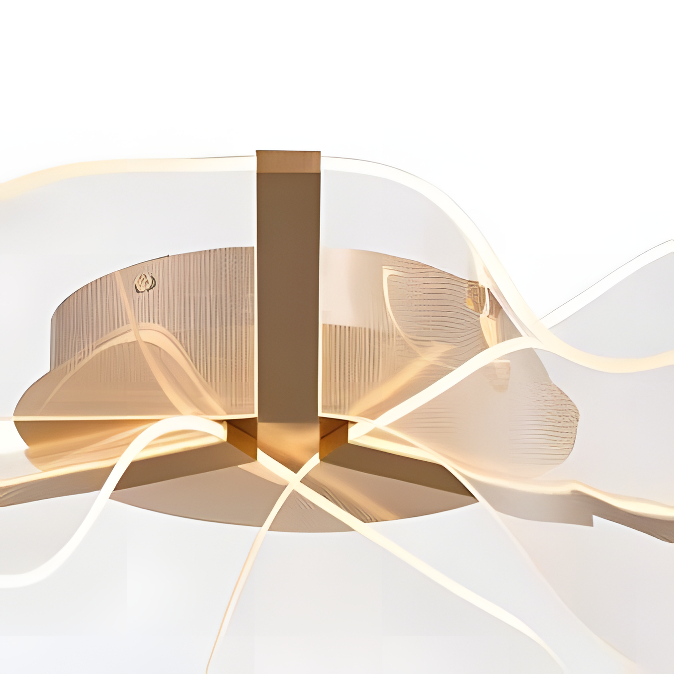 Gold finish lamp body