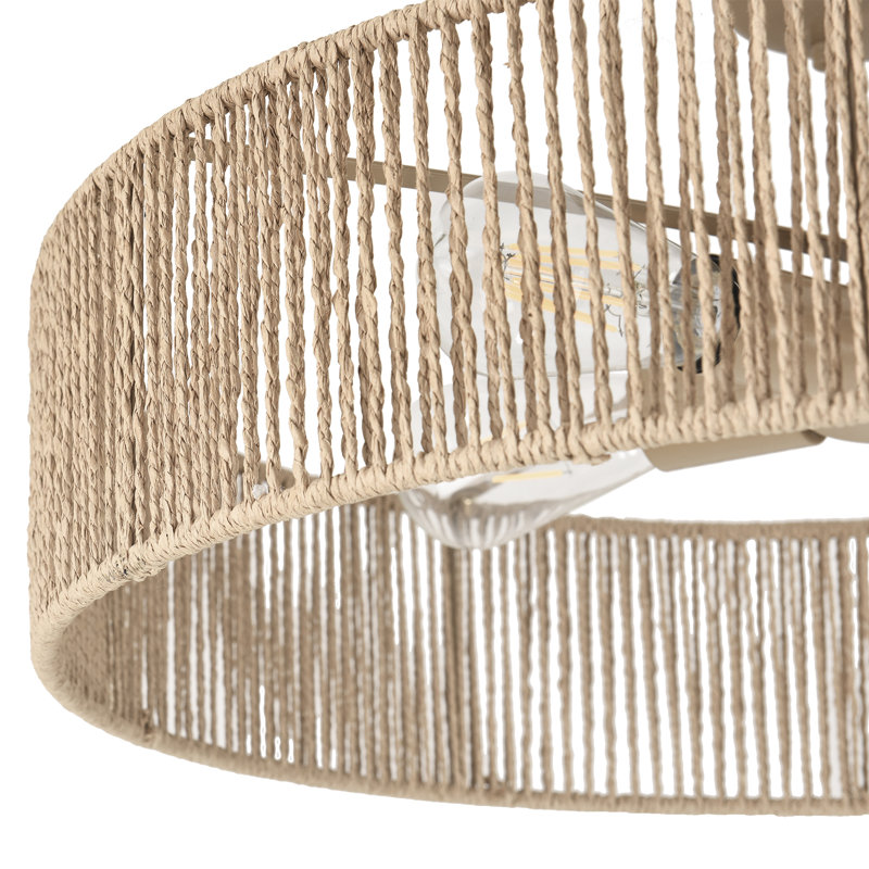 Rattan lampshade