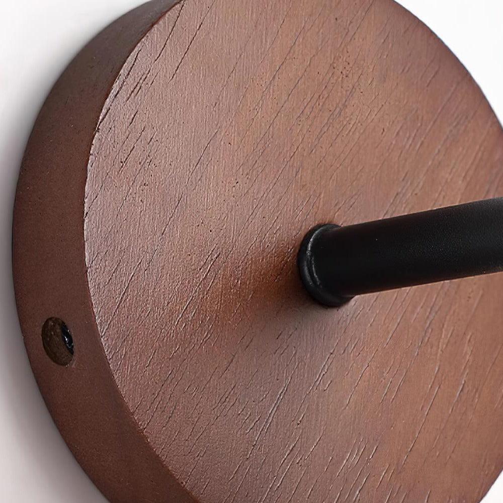 Round wood base