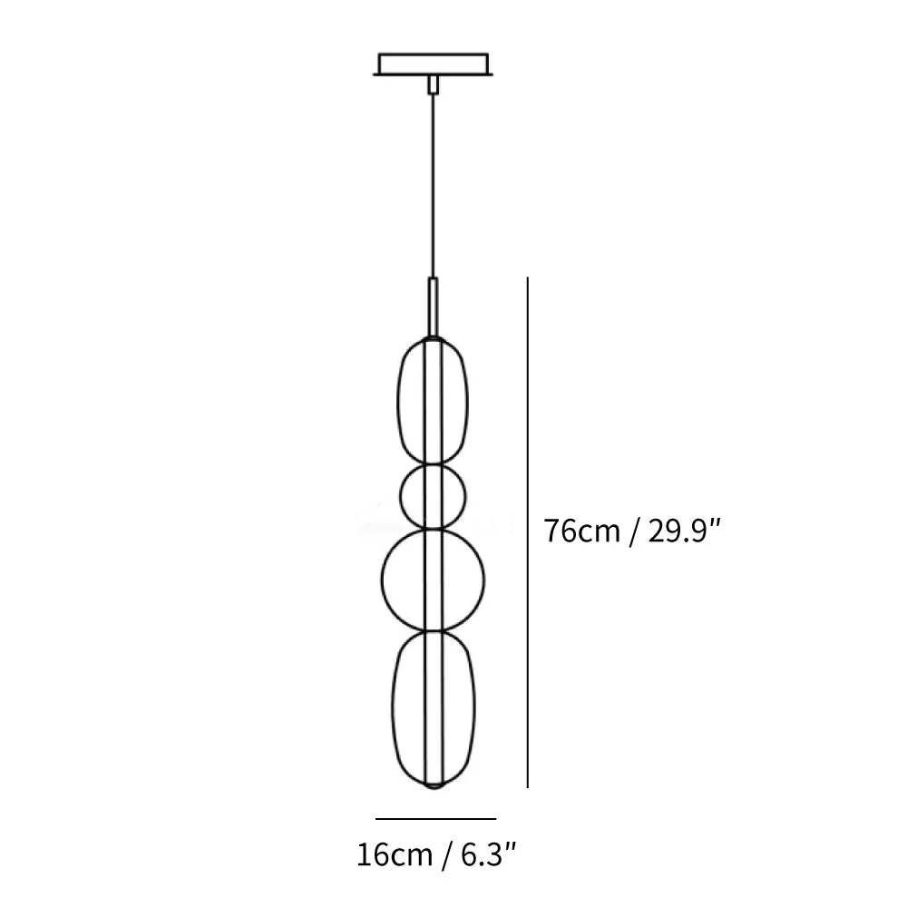 Size F: Dia 16 cm x H 76 cm