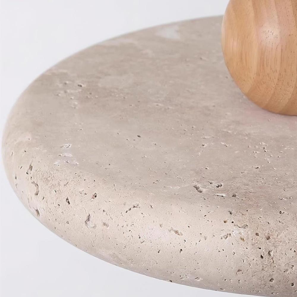 High-quality travertine lamp body