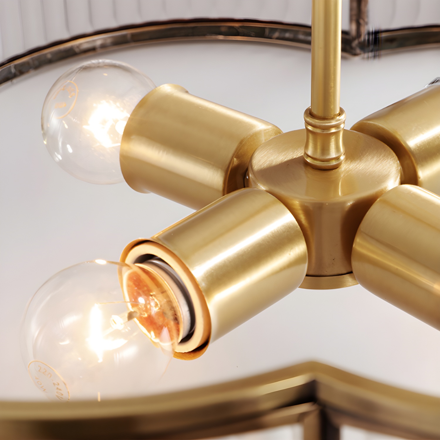 Gorgeous gold finish