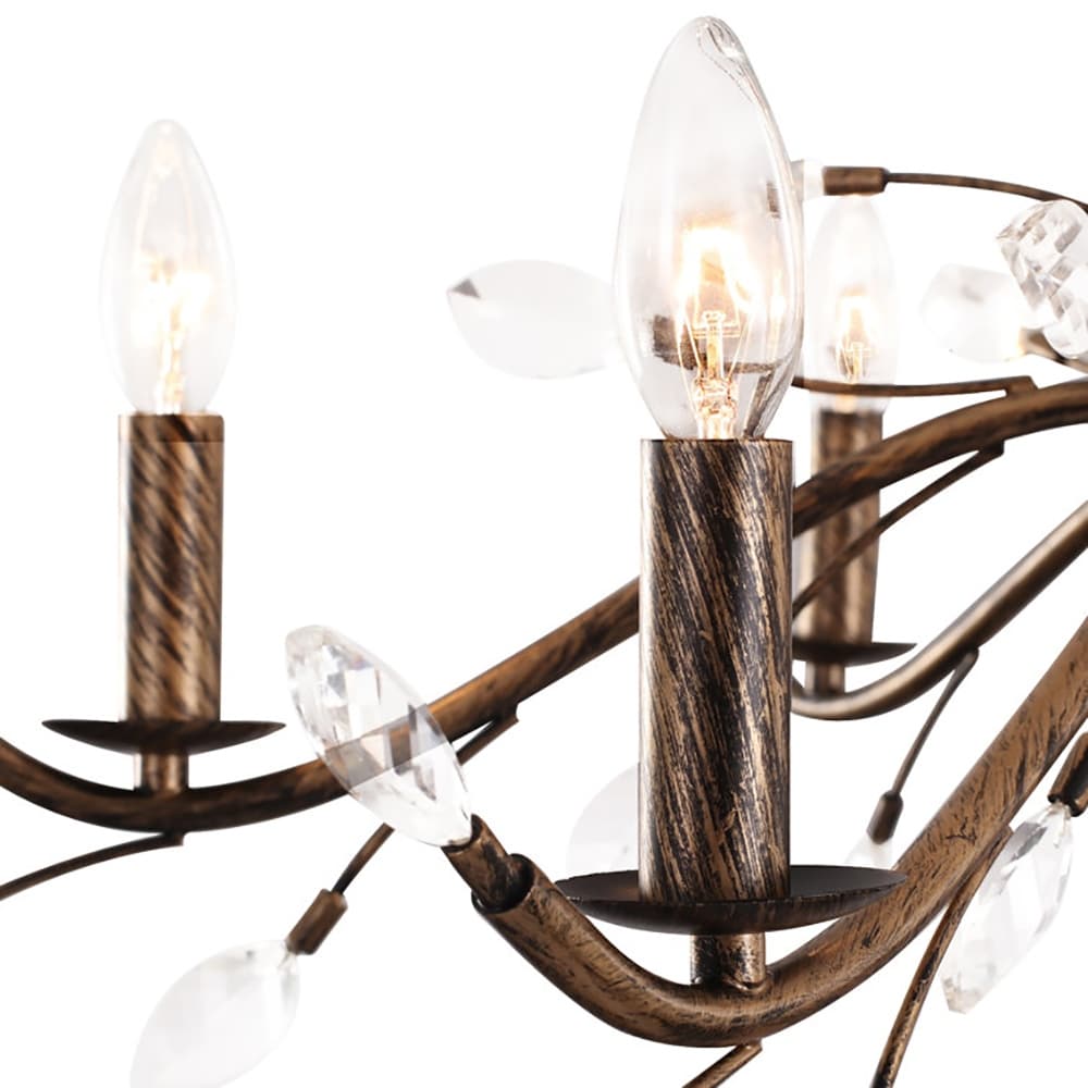 Vintage candle lamp holder