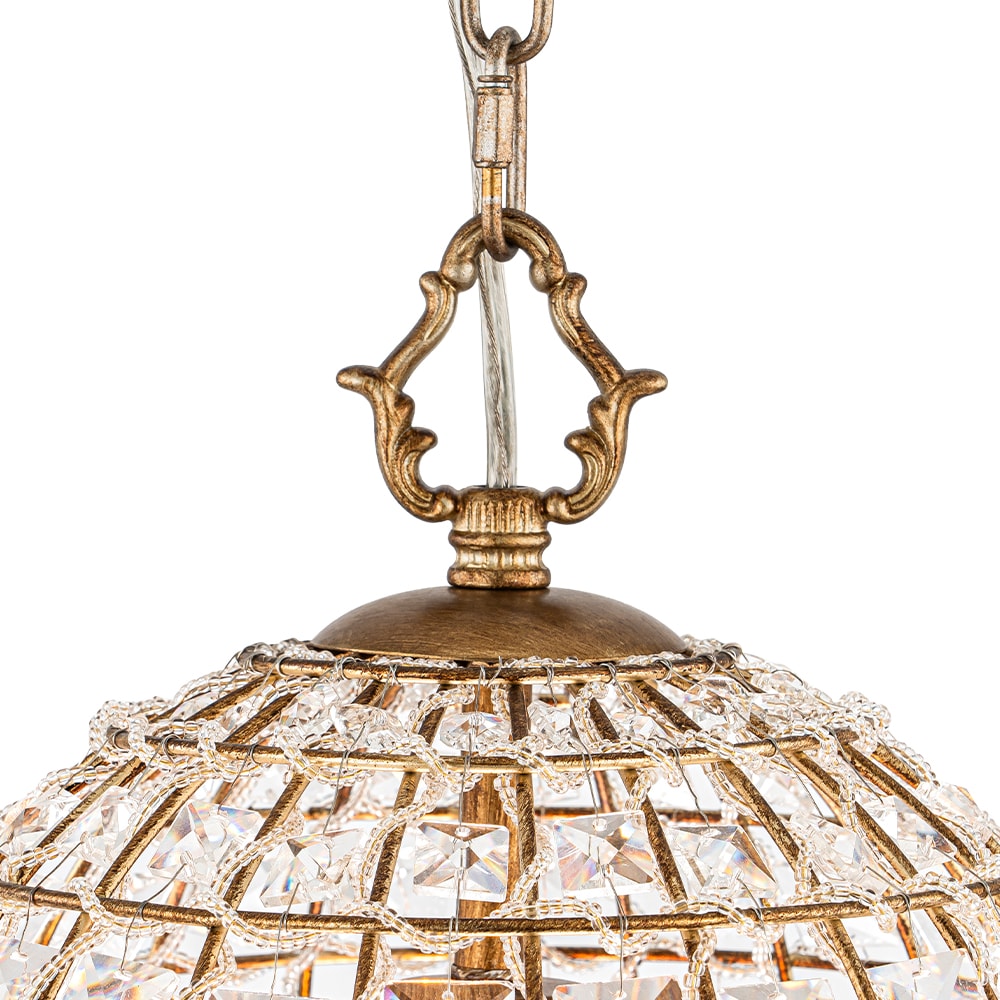 Antique brass dome