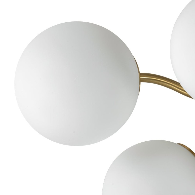 White frosted glass lampshade