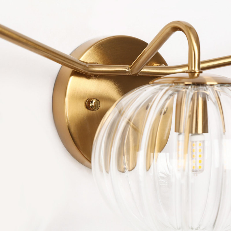 Elegant brass finish