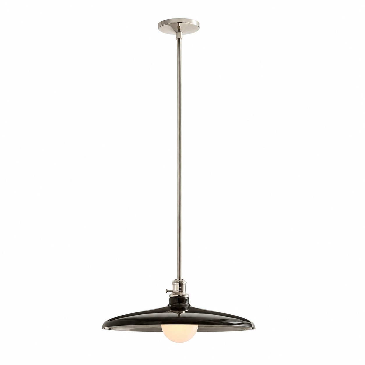 Gloss Black & Polished Nickel