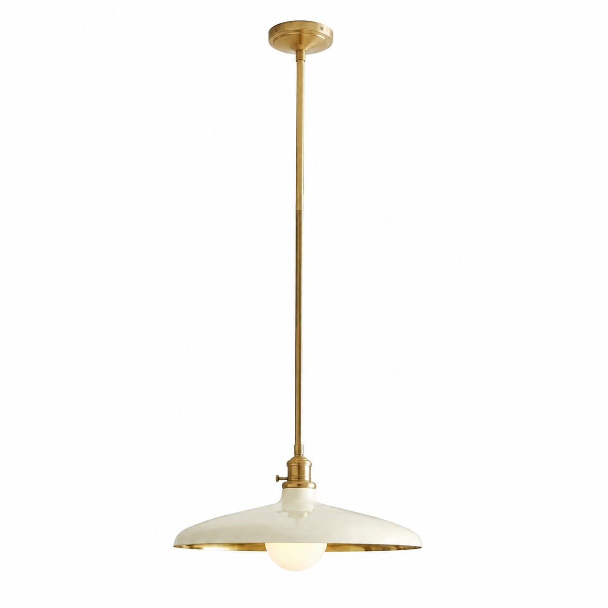 Warm White & Tumbled Brass