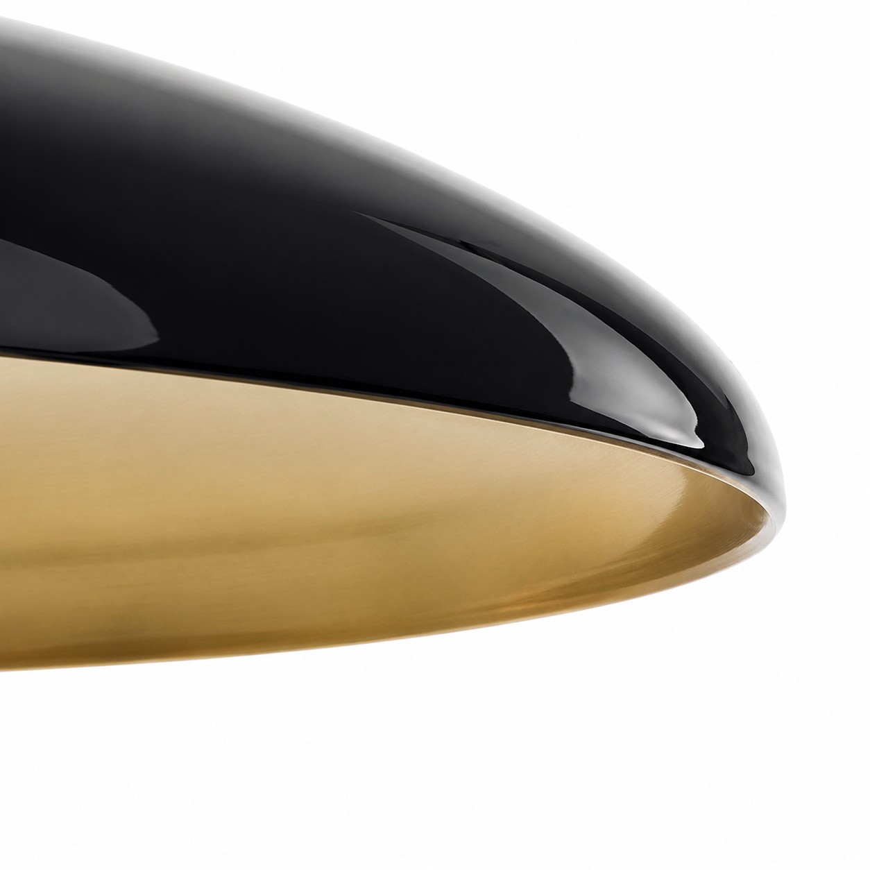 Glossy metal shade