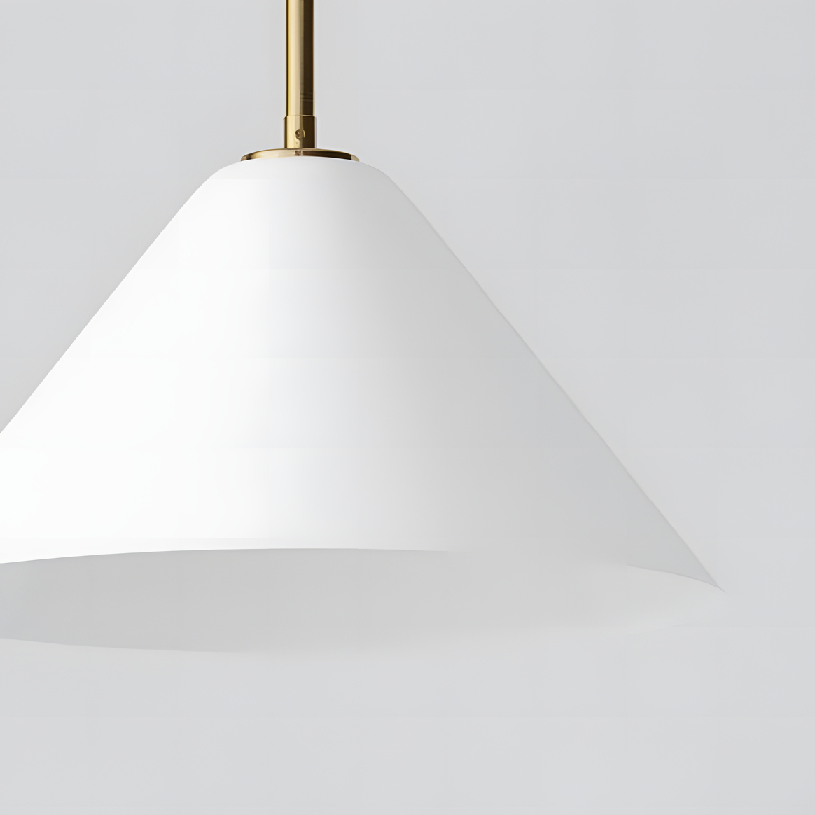 Milky white lampshade