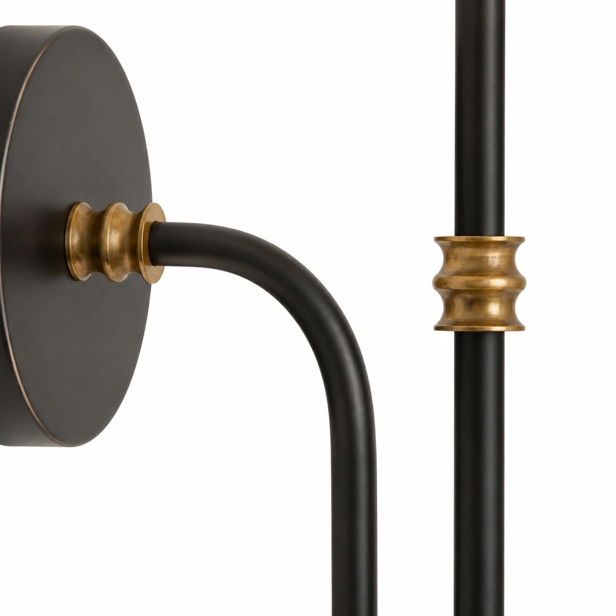 Vintage brass accent detail