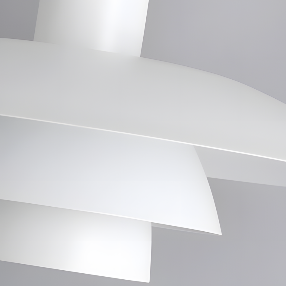 Aluminum disc lamp
