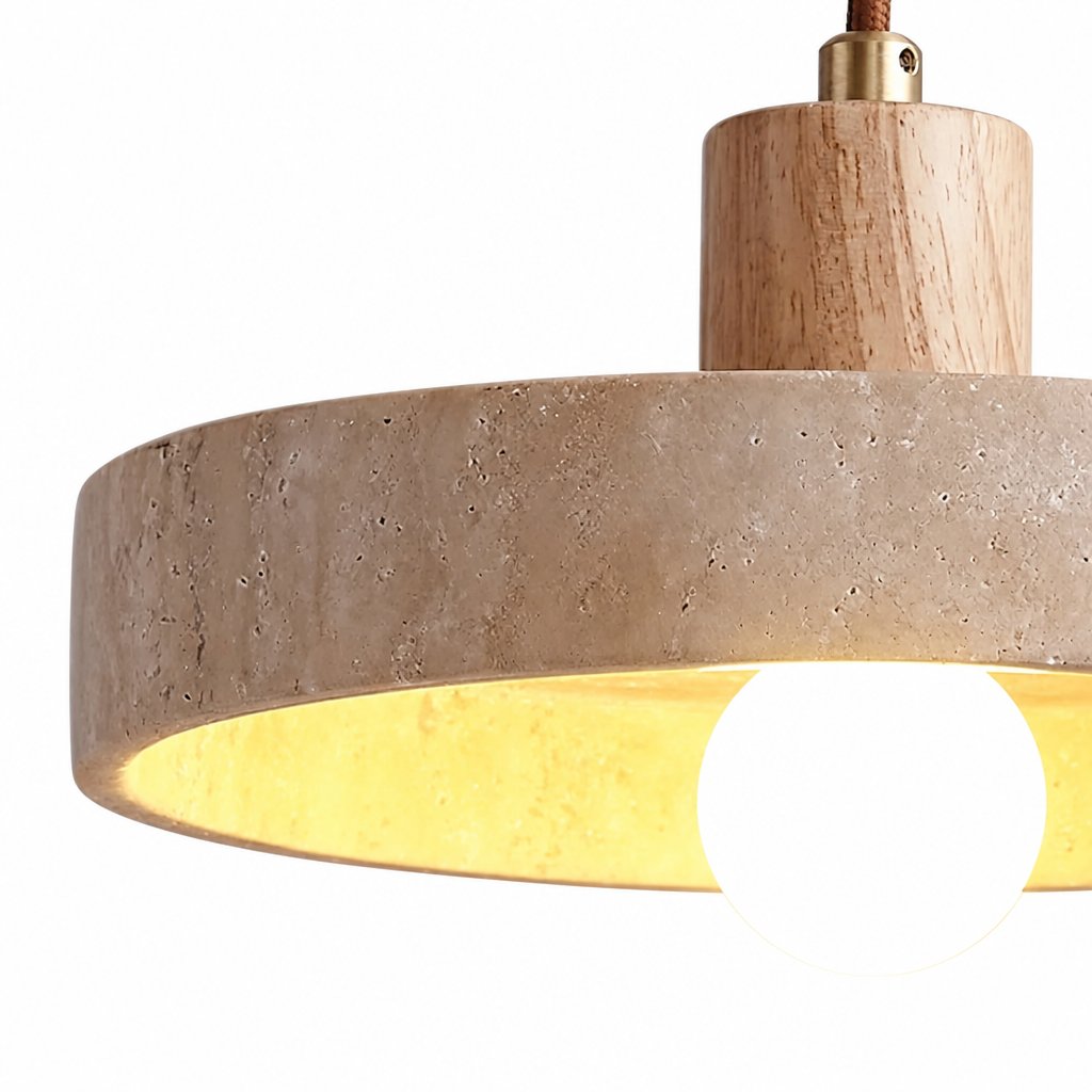 Recessed Travertine Light Diffuser