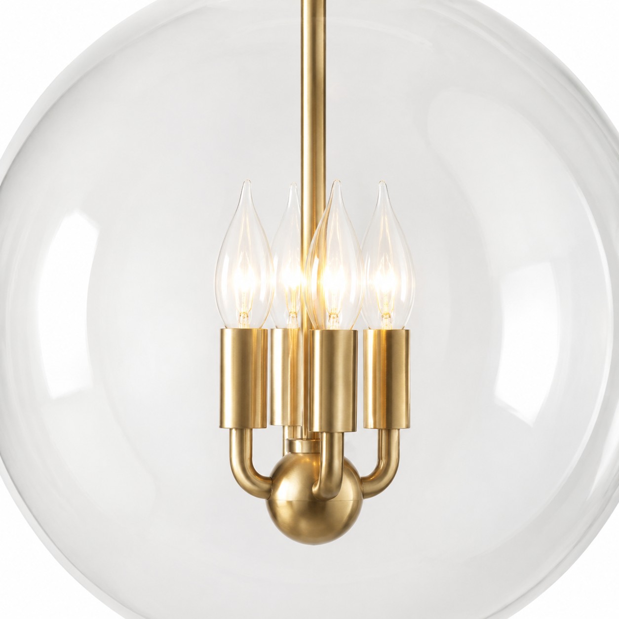 Spacious globe glass design
