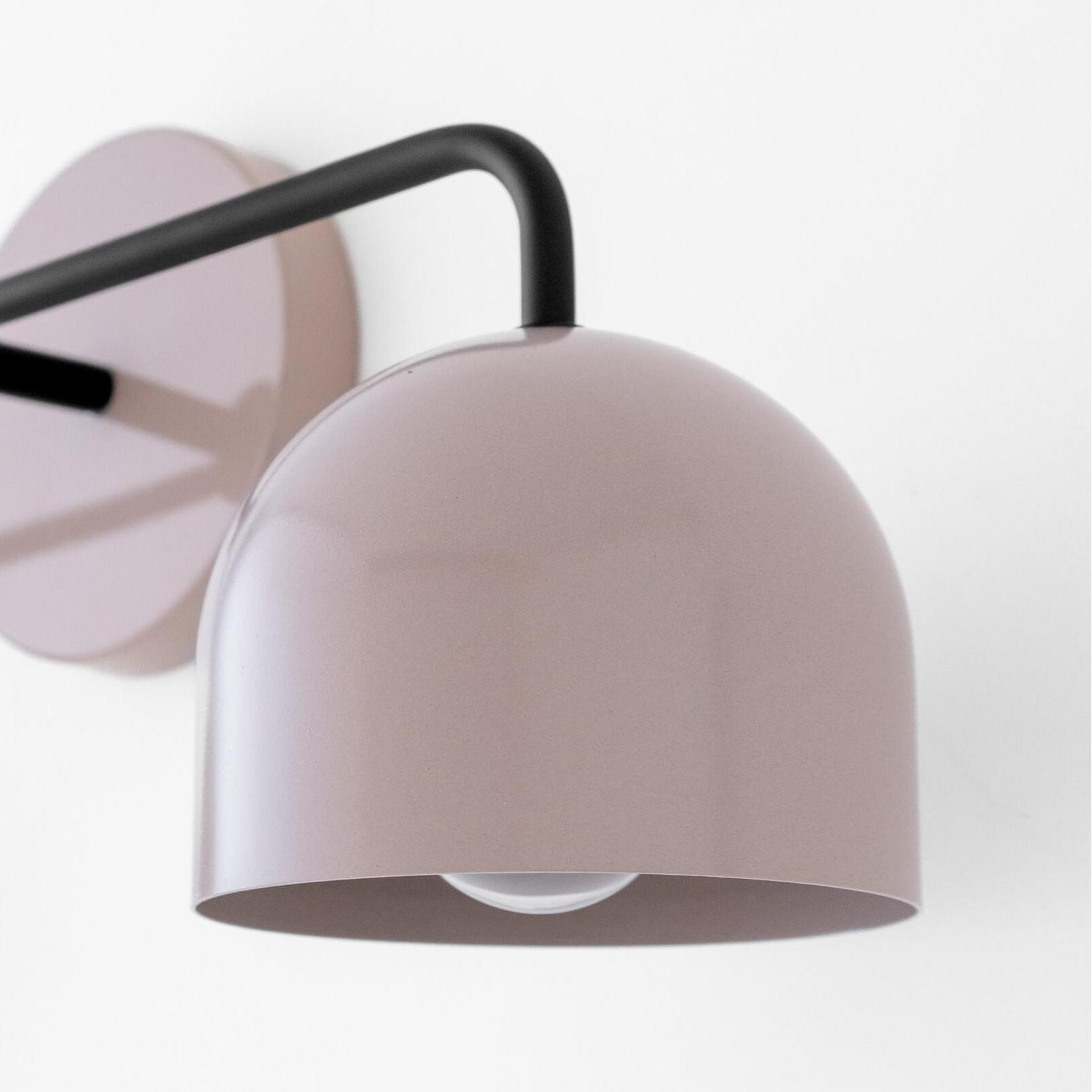Simple colorful dome lampshade