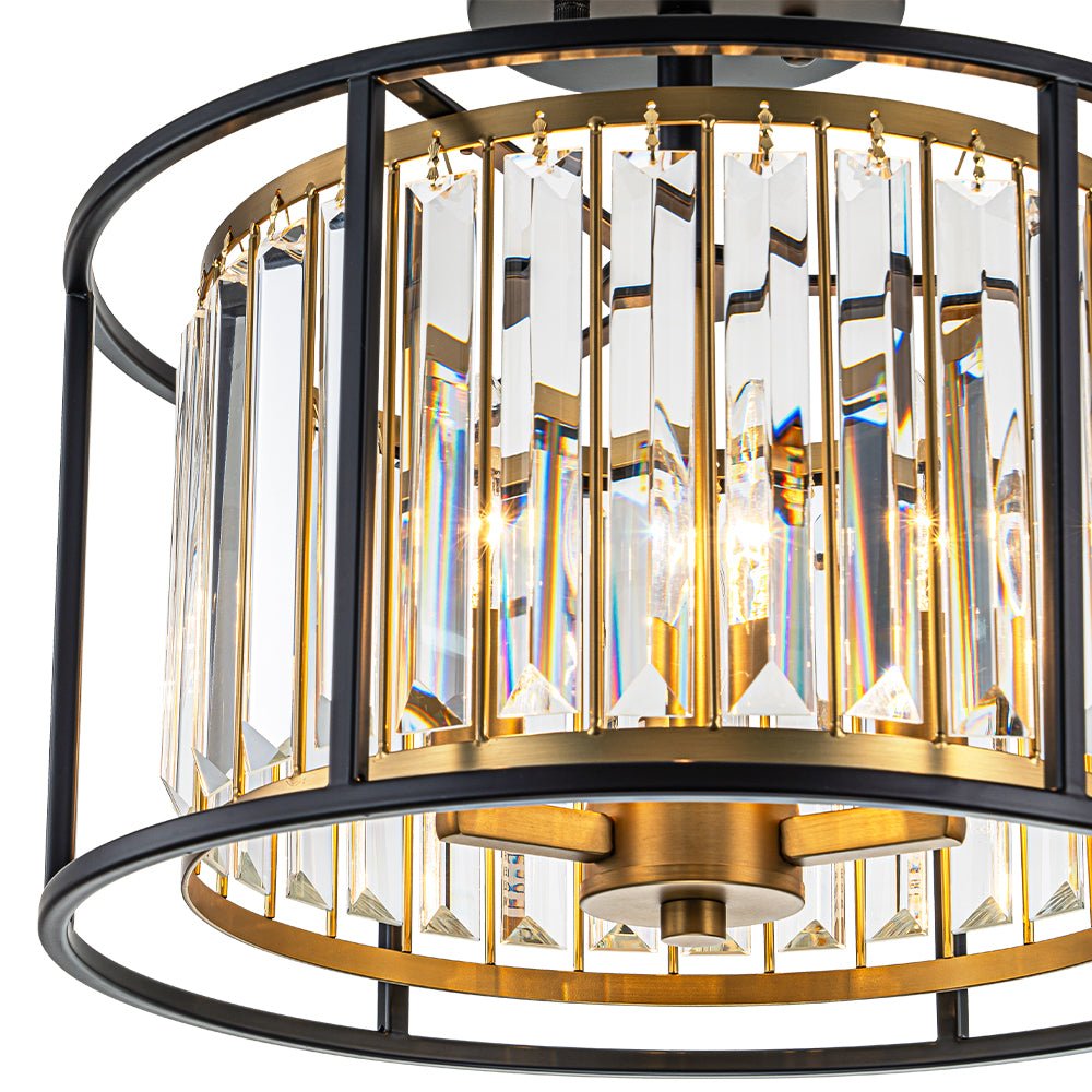 Sparkling crystal prisms