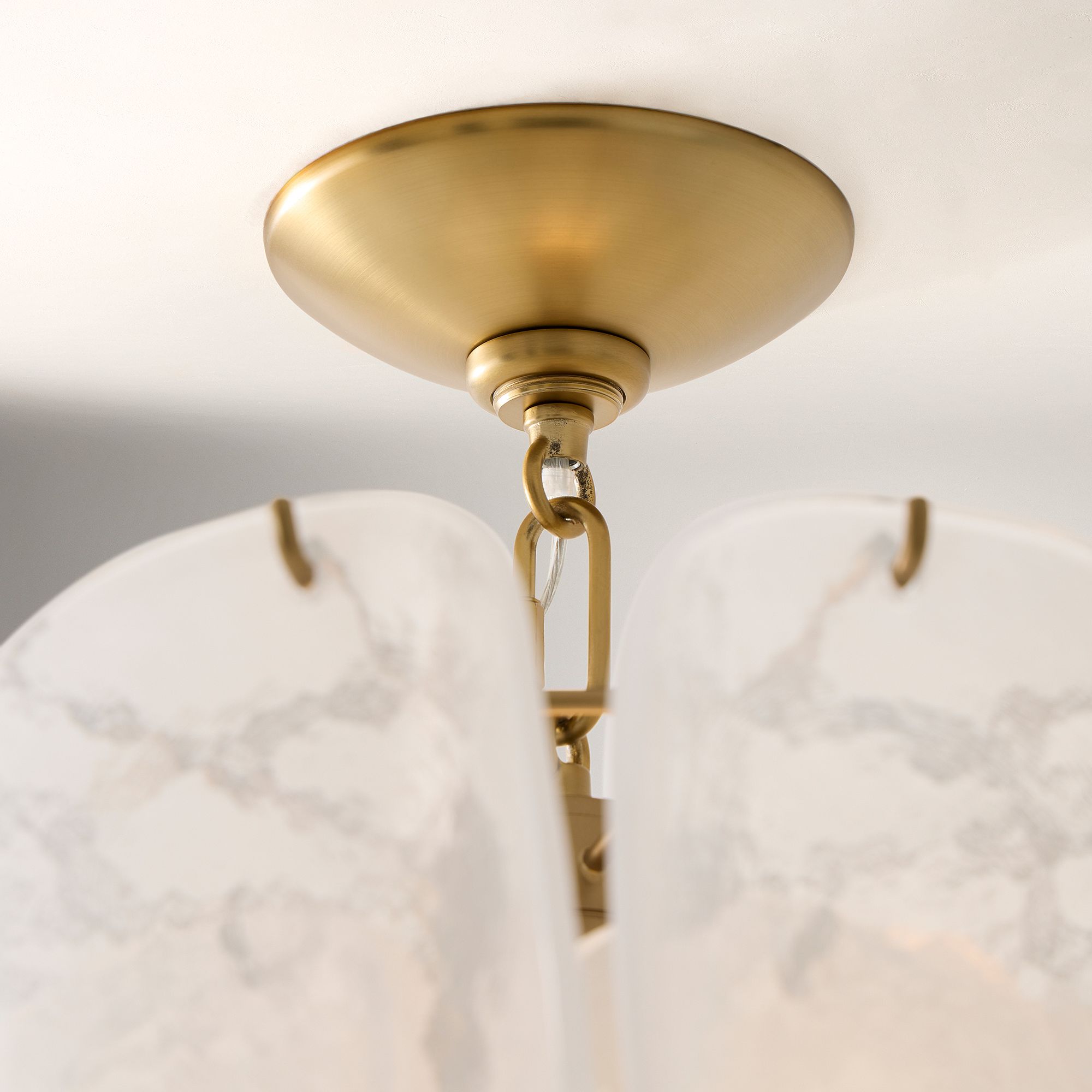 Retro brass metal chain