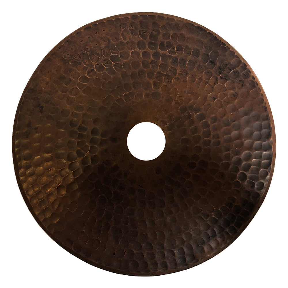 Copper drum lampshade