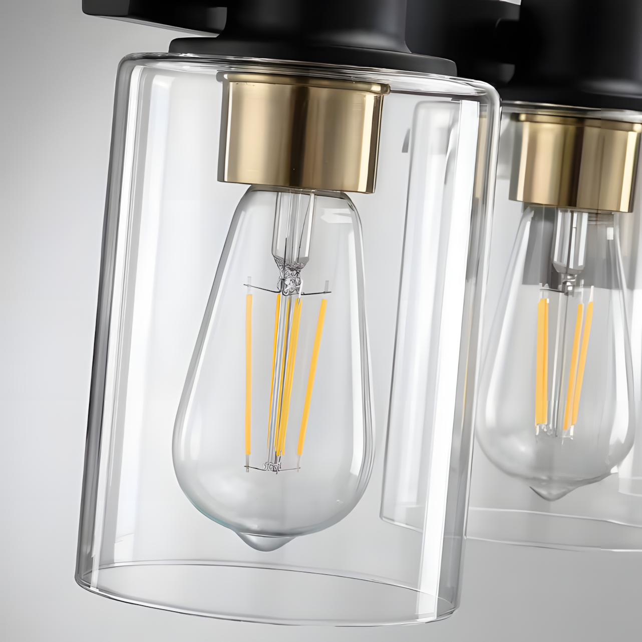High light transmittance glass lampshade
