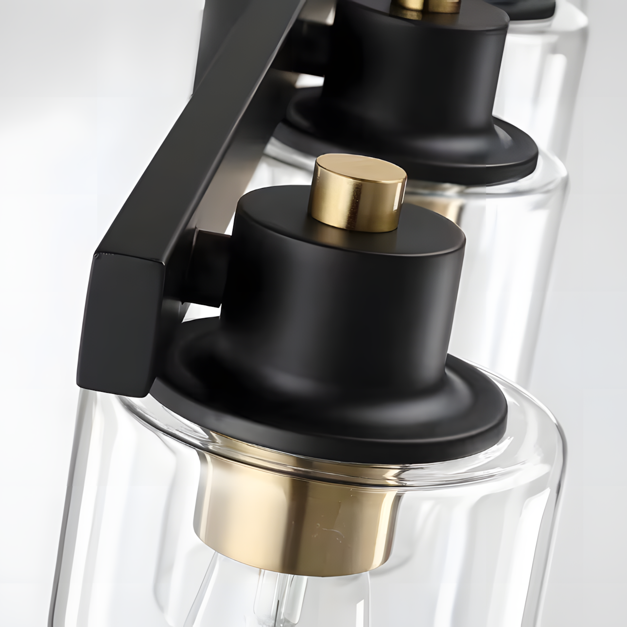The combination of black and gold enhances the texture