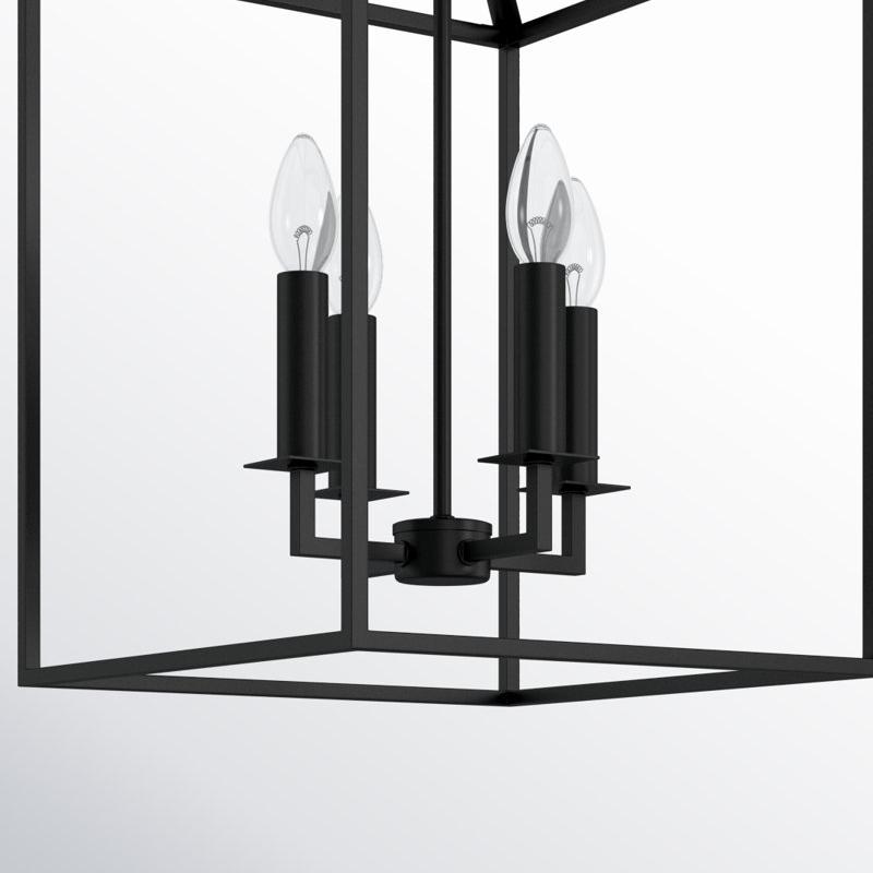 Four candlestick lamp holders