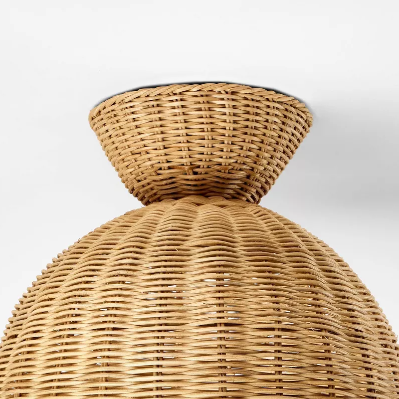 Handmade rattan weaving