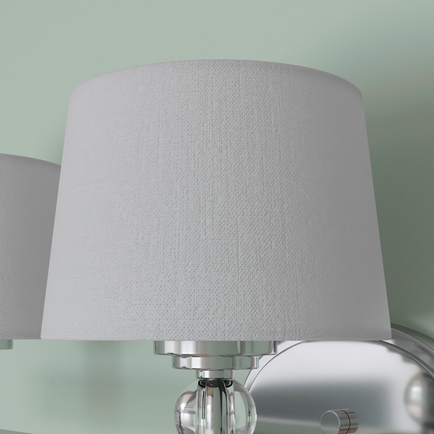 Finely crafted fabric lampshade