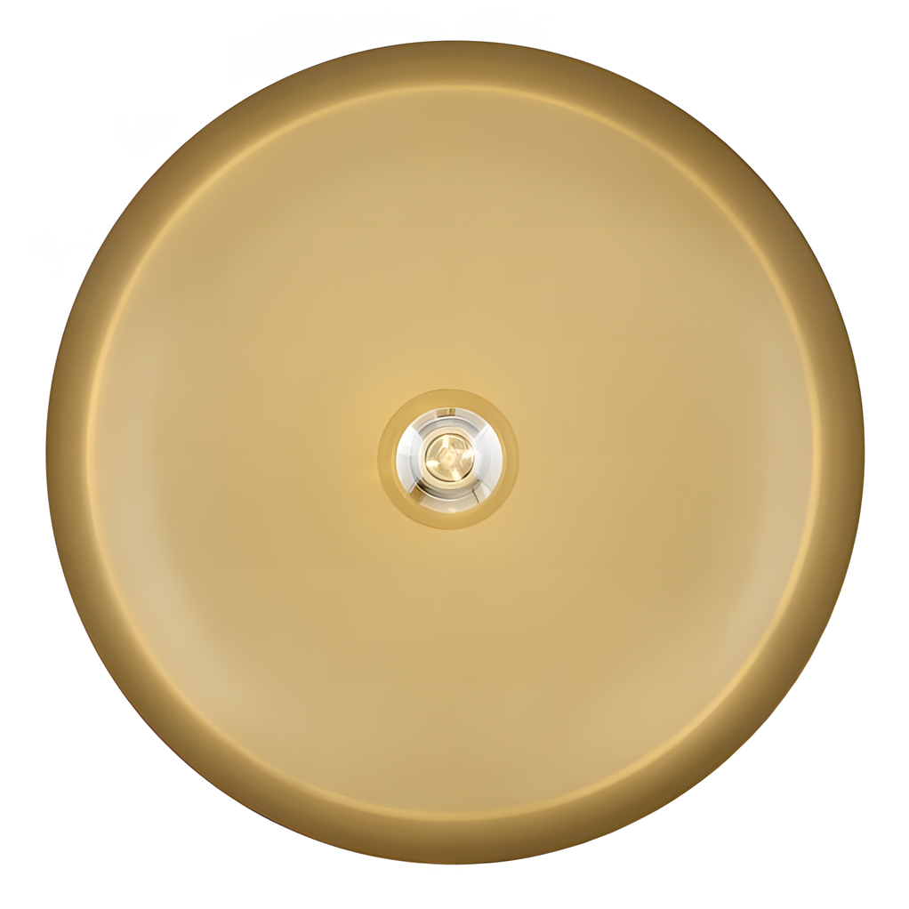 Large, shallow lampshade