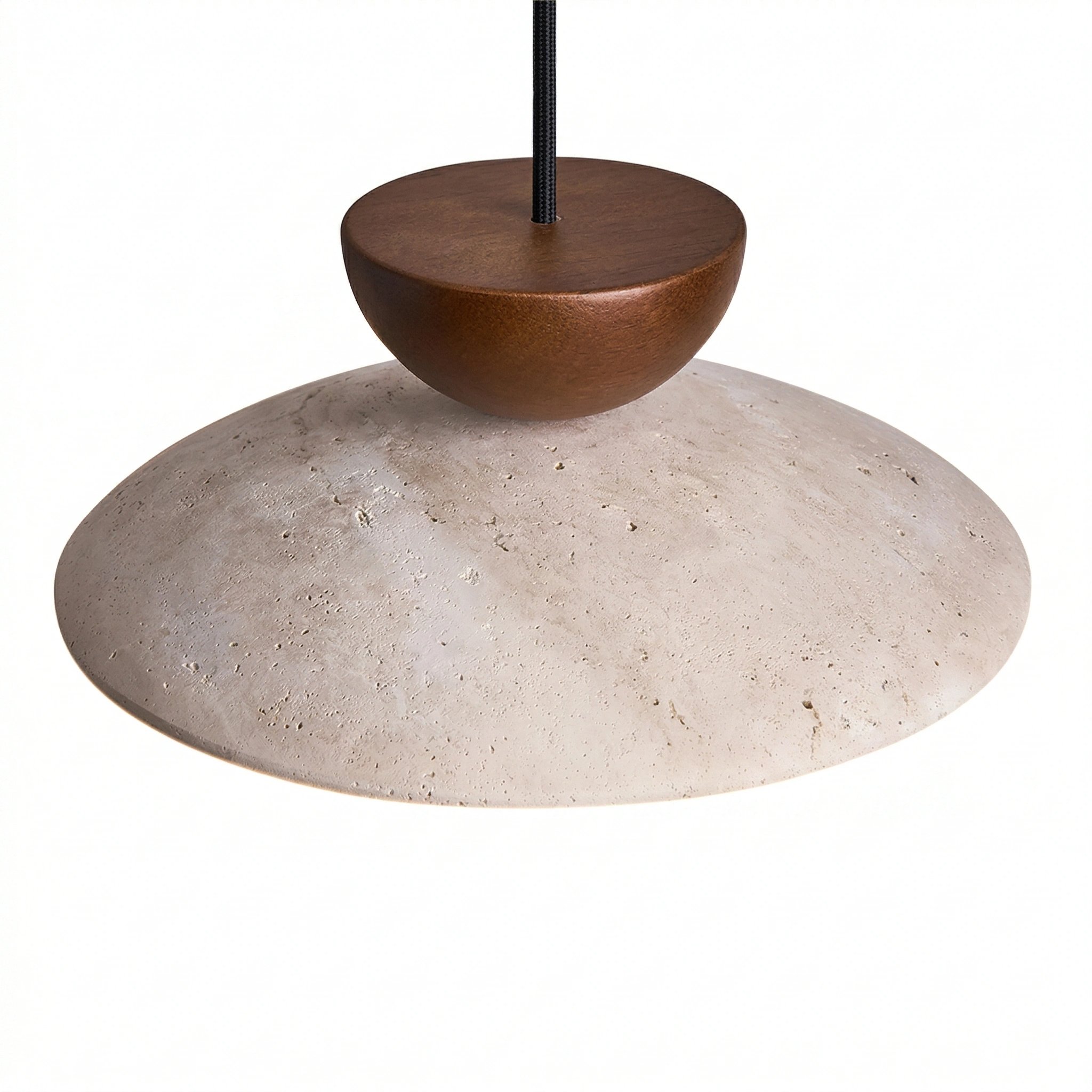 Natural Travertine Dome Lampshade