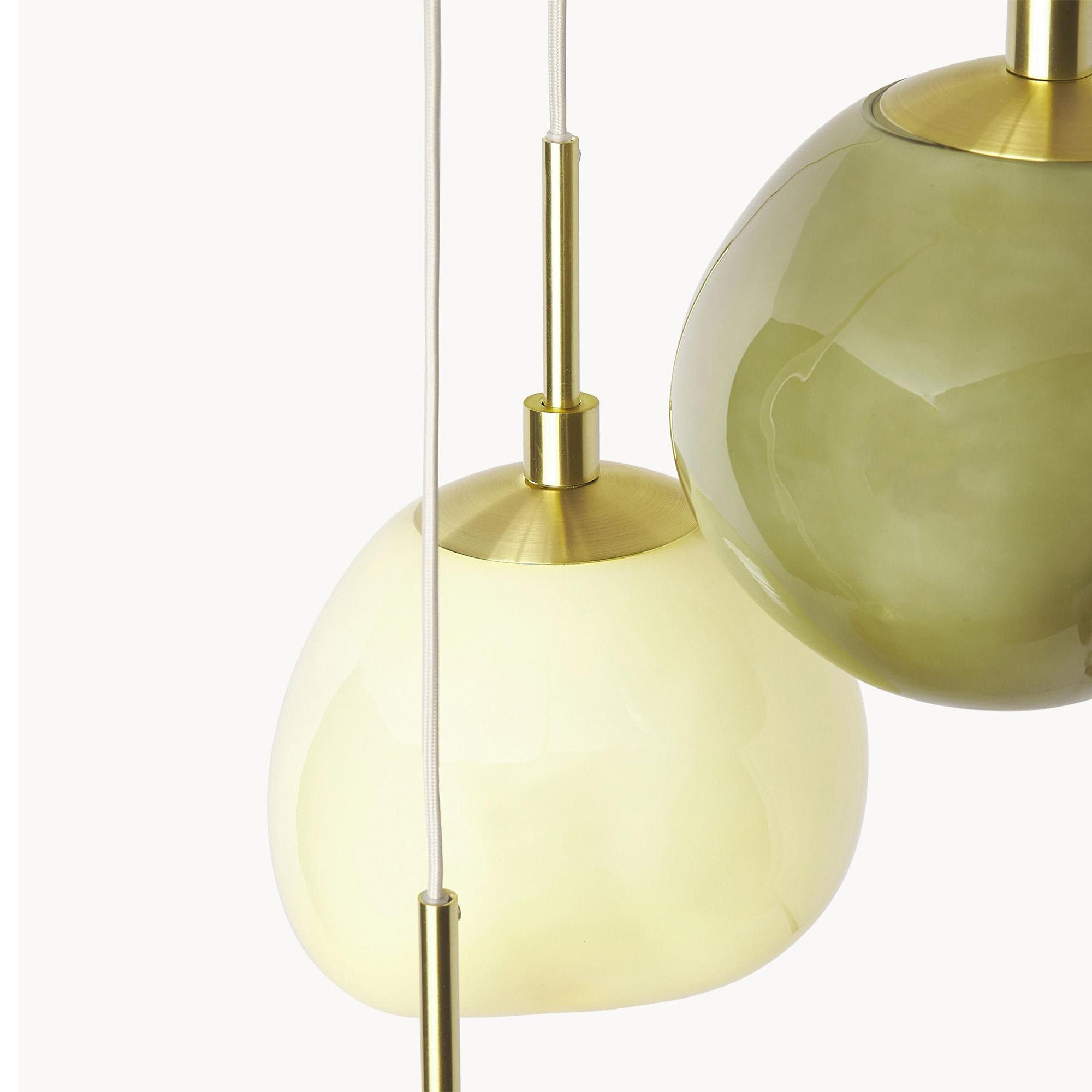 Lampshade in natural spring tones