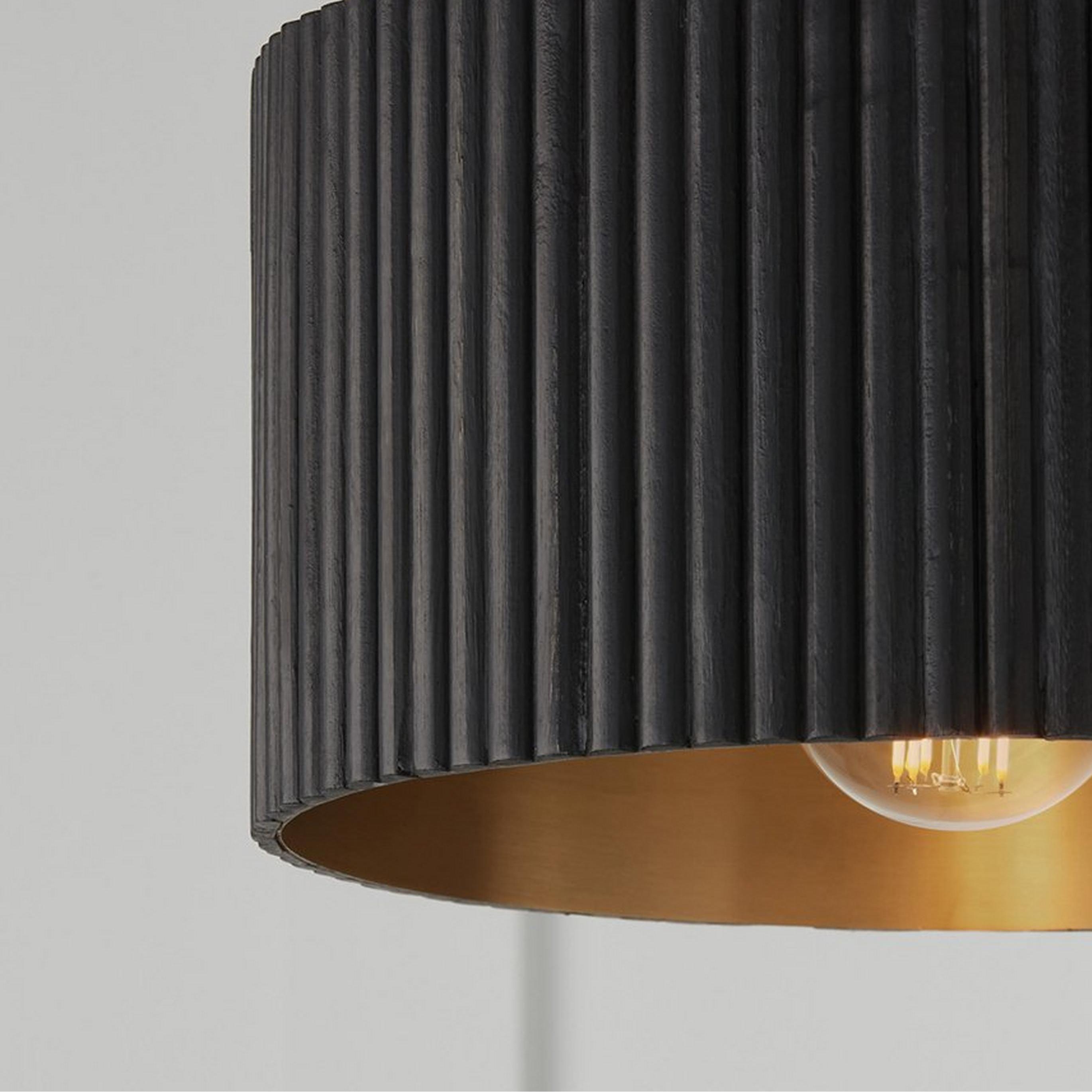 Resin wavy lampshade