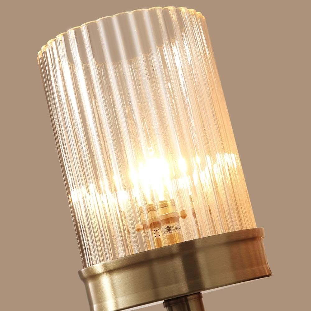 Vertical ribbed glass shade