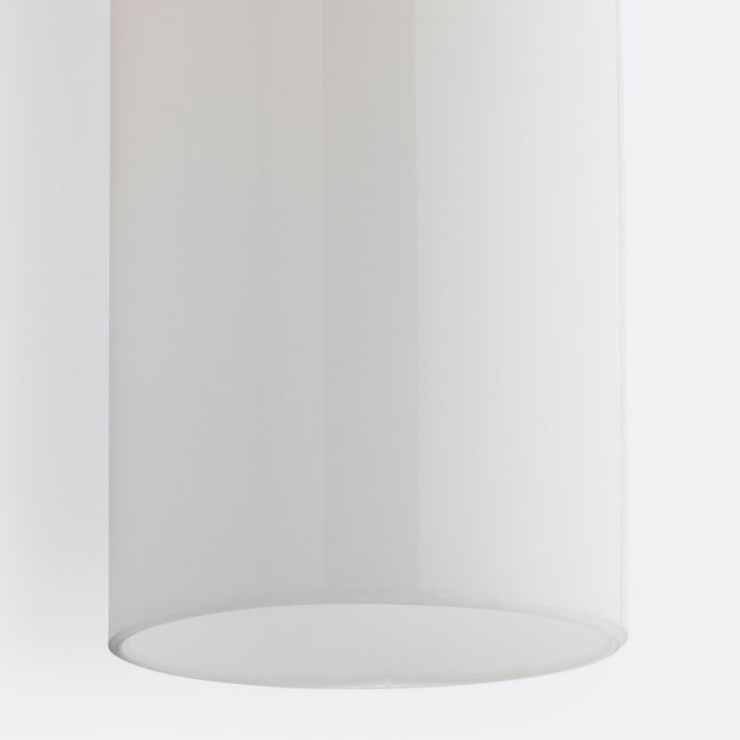 Cased white glass shade